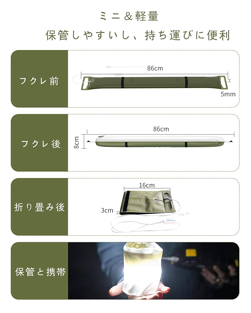 Amazon.co.jp: CROSS ZEBRA & ZTARX USB接続キャンプライト